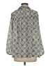 Max Studio 100% Polyester Gray 3/4 Sleeve Blouse Size M - photo 2