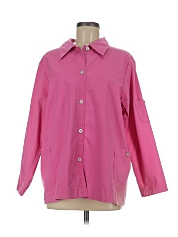 Denim & Co 3/4 Sleeve Button-Down Shirt (view 1)