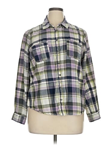 SONOMA life + style Long Sleeve Button-Down Shirt (view 1)