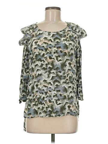 Winter Kate 3/4 Sleeve Silk Top (view 1)