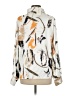 Rihoas 100% Polyester Print Silver Long Sleeve Blouse Size M - photo 2
