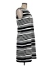 Calvin Klein Stripes Gray Cocktail Dress Size M - photo 4