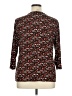 Laura Ashley Brown 3/4 Sleeve Blouse Size XL - photo 2