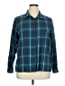 Cabela's 100% Cotton Plaid Teal Long Sleeve Button-Down Shirt Size XL - photo 1