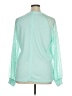 MIHOLL Teal Long Sleeve Blouse Size XL - photo 2