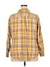 St. John's Bay 100% Cotton Plaid Yellow Long Sleeve Button-Down Shirt Size 2X - photo 2