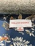 Molly & Isadora 100% Polyester Floral Blue Short Sleeve Blouse Size 1X - photo 7