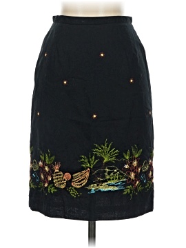 Le Lis Women's Dark Teal Plaid Side Pleated Mini Skirt - Size Xs