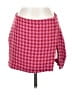 AFRM Houndstooth Pink Casual Skirt Size S - photo 1