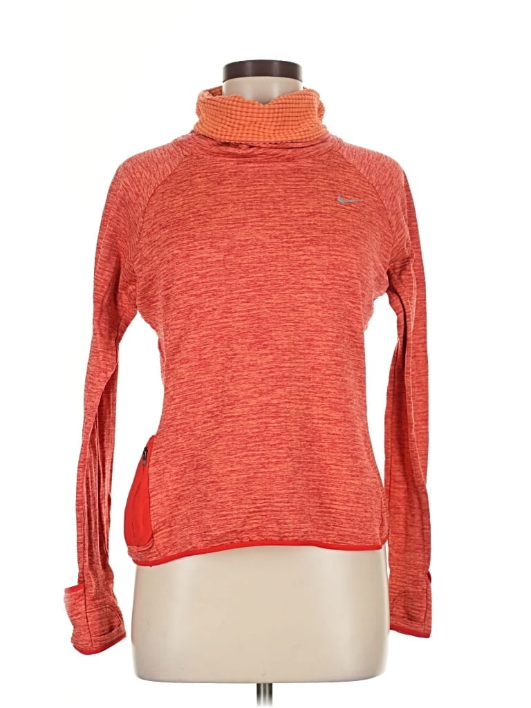 Pre-owned Nike Turtleneck Sweater In Red