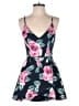 Assorted Brands Floral Blue Cocktail Dress Size S - photo 1