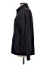 Lands' End 100% Polyester Solid Black Blue Track Jacket Size L - photo 5