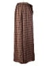 Le Lis Print Brown Orange Casual Pants Size S - photo 1