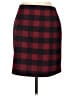 Maurices Plaid Red Casual Skirt Size S - photo 2