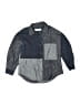 Zara Color Block Gray Long Sleeve Button-Down Shirt Size 8 - 9 - photo 1