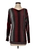 Assorted Brands Stripes Burgundy Pullover Sweater Size S - photo 1
