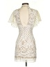 Crystal Doll Ivory Cocktail Dress Size 1 - photo 2