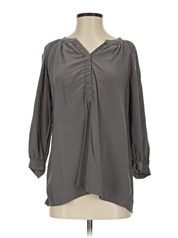 Joie 3/4 Sleeve Silk Top (view 1)