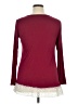 Jouly Burgundy Long Sleeve Top Size XL - photo 2