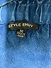 Style Envy Blue Short Sleeve Blouse Size M - photo 7
