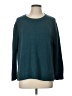 Ella Moss Solid Teal Pullover Sweater Size L - photo 1