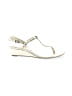 BCBGeneration Ivory Gold Wedges Size 7 1/2 - photo 1