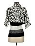 Frank Lyman Design Animal Print Silver Cardigan Size XS - photo 2