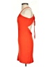 Shein Solid Orange Cocktail Dress Size S - photo 5