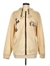 Shein 100% Polyester Graphic Gold Zip Up Hoodie Size L - photo 1