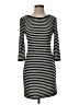 Express Stripes Black Casual Dress Size S - photo 1