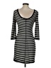 Express Stripes Black Casual Dress Size S - photo 2