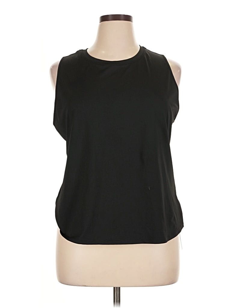 Pre-owned Halara Sleeveless Blouse In Black