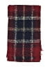 Modena 100% Polyester Plaid Burgundy Scarf One size - photo 2