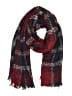 Modena 100% Polyester Plaid Burgundy Scarf One size - photo 1