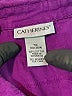 Catherines Purple 3/4 Sleeve Button-Down Shirt Size 5X - photo 4