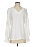 Anrabess 100% Polyester White Long Sleeve Blouse Size S - photo 1