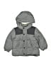 H&M 100% Polyester Solid Gray Snow Jacket Size 12-18 mo - photo 1