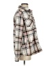 Sage Collective 100% Polyester Plaid Ivory Jacket Size S - photo 4