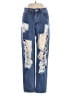 Unbranded Graphic Blue Jeans Size XS - photo 1