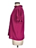 Les Amis 100% Polyester Burgundy Short Sleeve Blouse Size M - photo 5