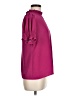 Les Amis 100% Polyester Burgundy Short Sleeve Blouse Size M - photo 4