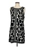 Alfani Graphic Black Casual Dress Size M - photo 1
