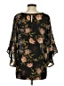 North Style 100% Polyester Black Yellow Kimono Size S - photo 2