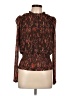 J by Joie Brown Long Sleeve Blouse Size L - photo 1