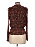 J by Joie Brown Long Sleeve Blouse Size L - photo 2