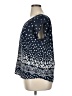 Mine Too 100% Polyester Blue Short Sleeve Blouse Size XL - photo 5