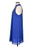 Everly 100% Polyester Solid Blue Casual Dress Size M - photo 5