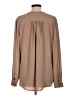 Premise Studio 100% Polyester Tan Long Sleeve Blouse Size L - photo 2