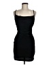 Crystal Sky Solid Black Cocktail Dress Size M - photo 1