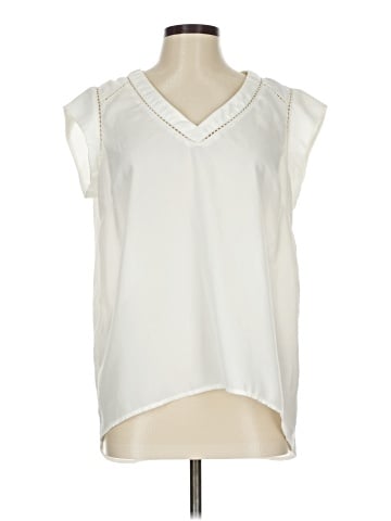 Rose + Olive Sleeveless Blouse (view 1)